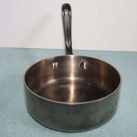 ALL-CLAD  Stainless Steel 1 Qt Saucepan 6"x2.25 " 7" Handle No Lid - Picture 1 of 7